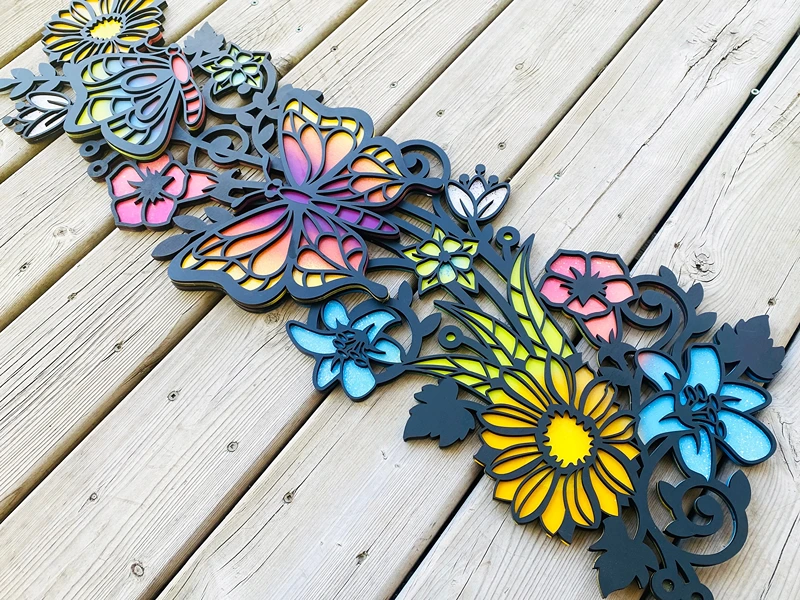 butterfly wall art 2