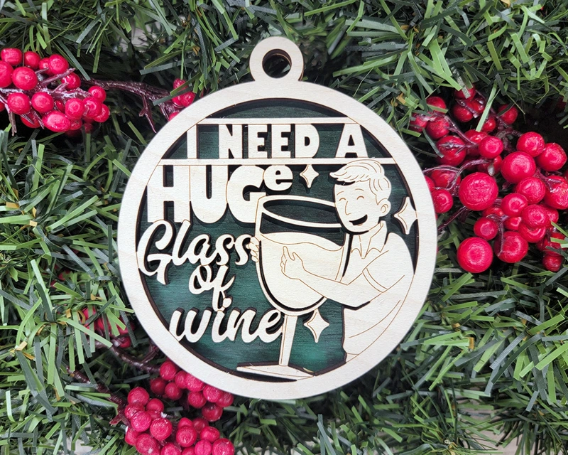 funny wine ornament 7
