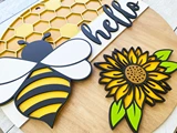 bee wall art 2